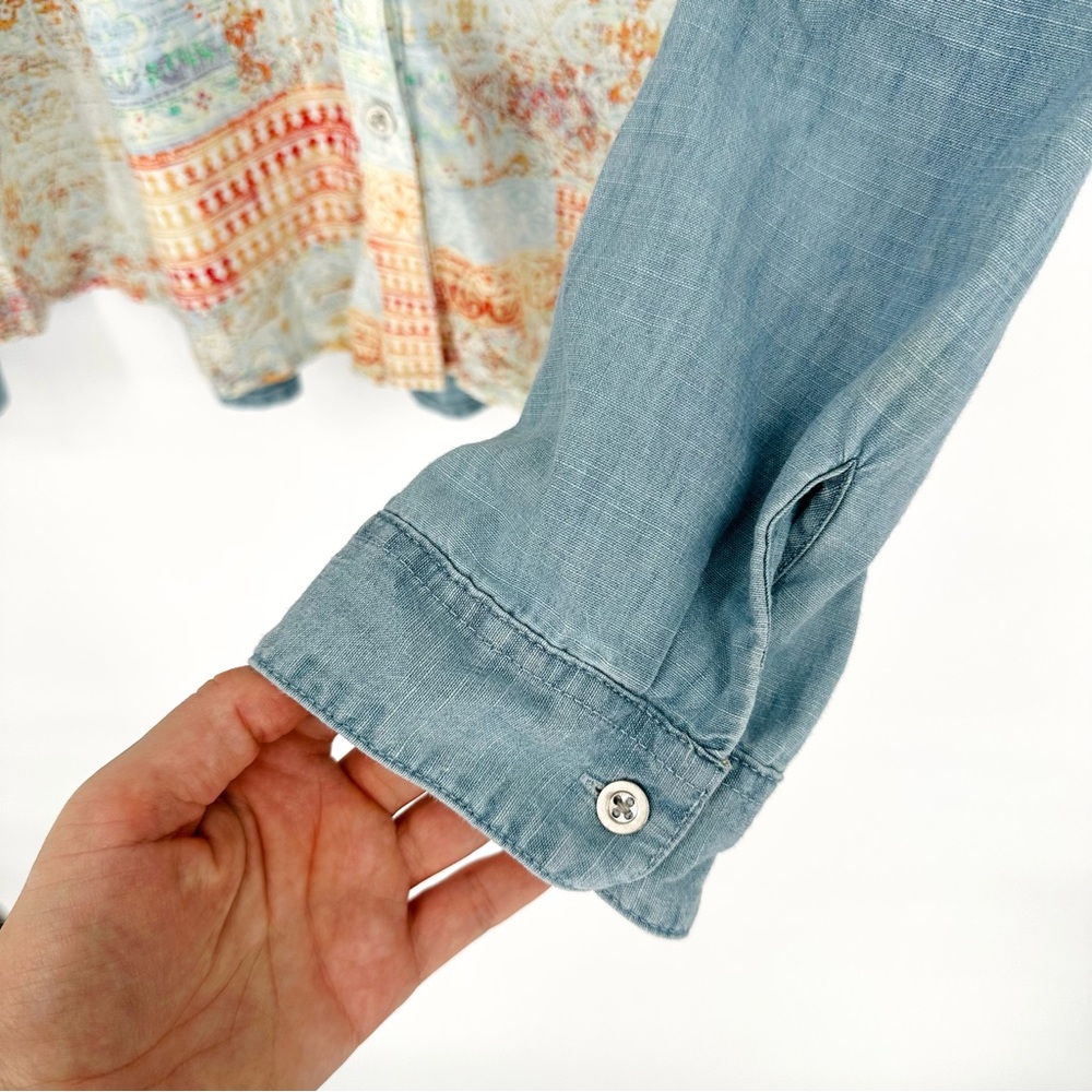 Chico’s Artisan Dreams Cleo Shirt - Picture 4 of 12